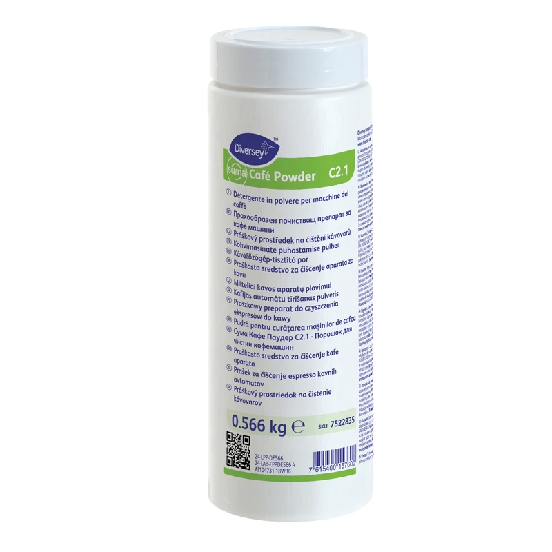 Detergente in polvere per macchine da caffè Diversey Suma Café Powder C2.1 2x566 g DISPONIBILE IN 7 GIORNI LAVORATIVI