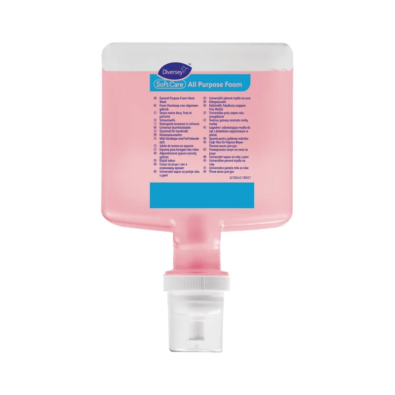 Detergente lavamani in schiuma Diversey Soft Care All Purpose Foam 4x1,3 litri DISPONIBILE IN 7 GIORNI LAVORATIVI