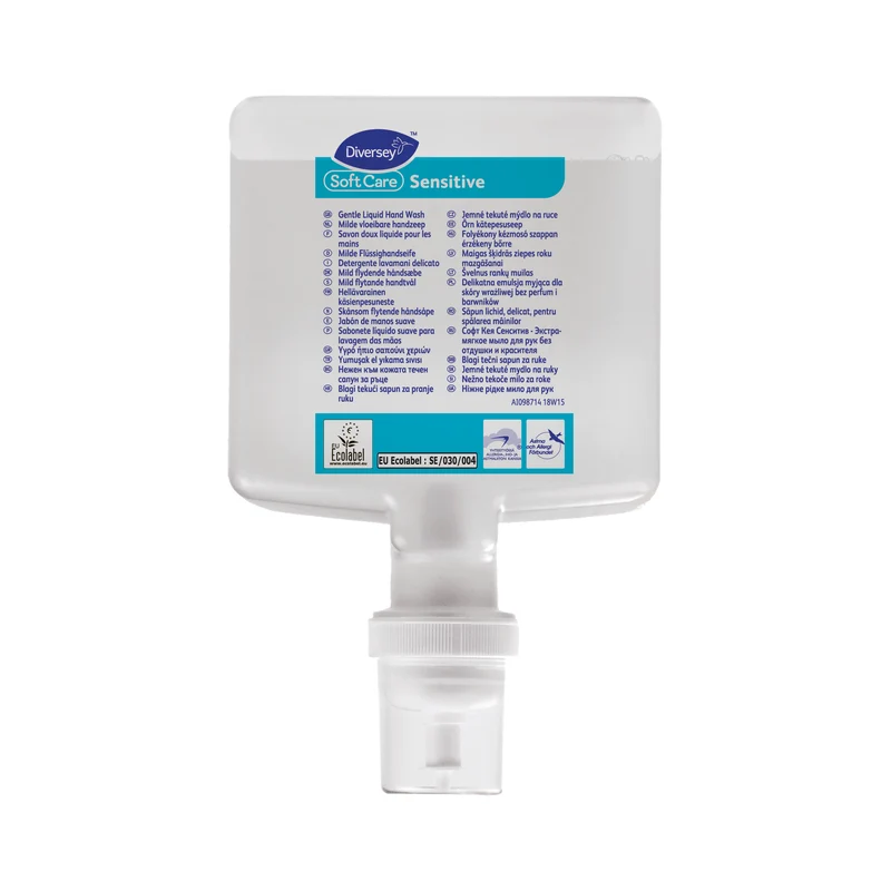 Detergente lavamani delicato non profumato Diversey Soft Care Sensitive 4x1,3 litri DISPONIBILE IN 7 GIORNI LAVORATIVI