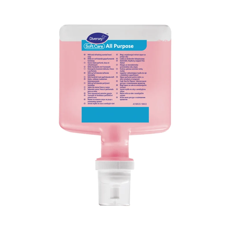 Detergente lavamani liquido Diversey Soft Care All Purpose 4x1,3 litri DISPONIBILE IN 7 GIORNI LAVORATIVI