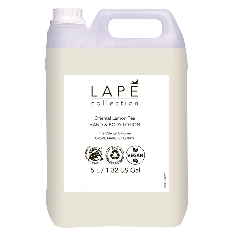 Crema mani e corpo Diversey LAPĒ Collection Oriental Lemon Tea Hand & Body Lotion 5 litri DISPONIBILE IN 7 GIORNI LAVORATIVI
