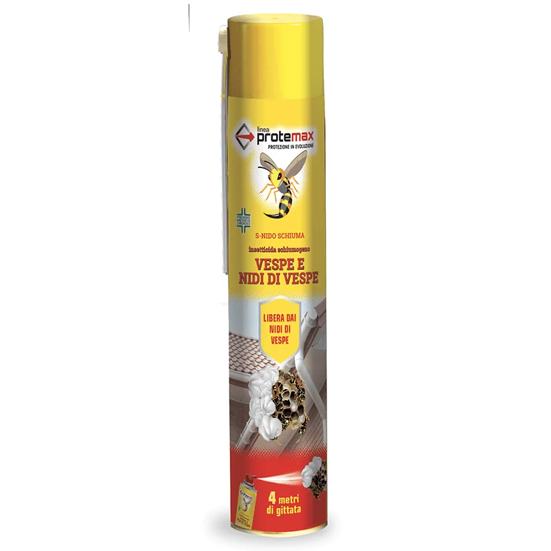 Spray Schiumogeno Anti Vespe Protemax 750ml – Azione Immediata e Mirata