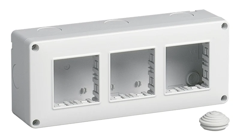 Contenitore Vimar 6 Moduli 2+2+2 IP40 da Parete – 14813