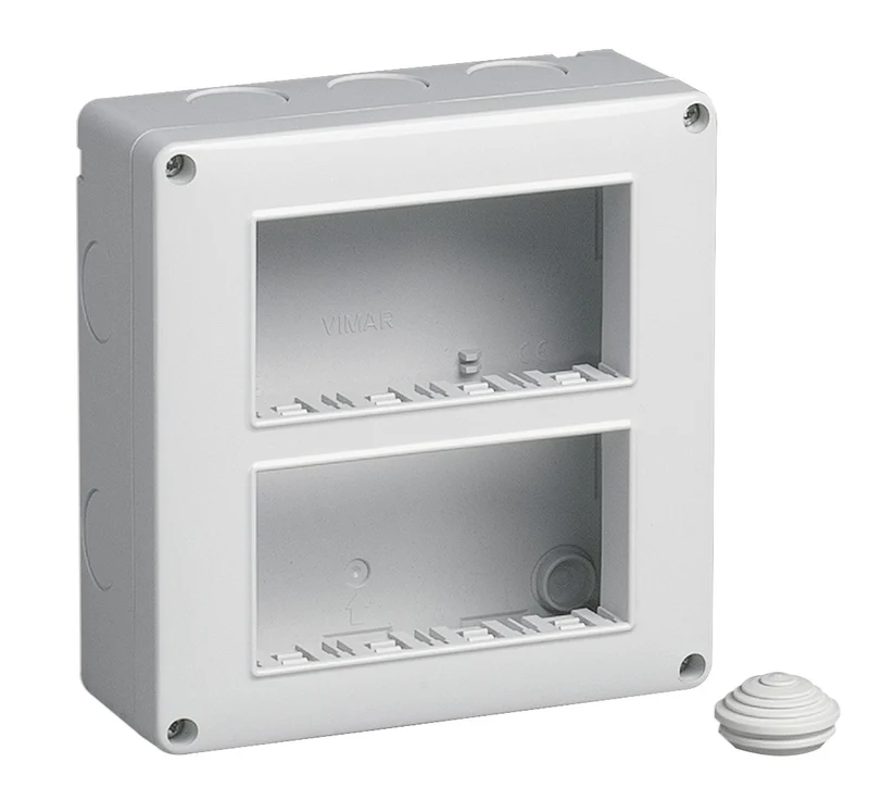 Contenitore Vimar 8 Moduli 4x2 Verticale IP40 da Parete – 14832