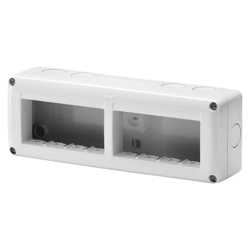 Contenitore Orizzontale Gewiss System 8 Moduli IP40 da Parete – GW27006