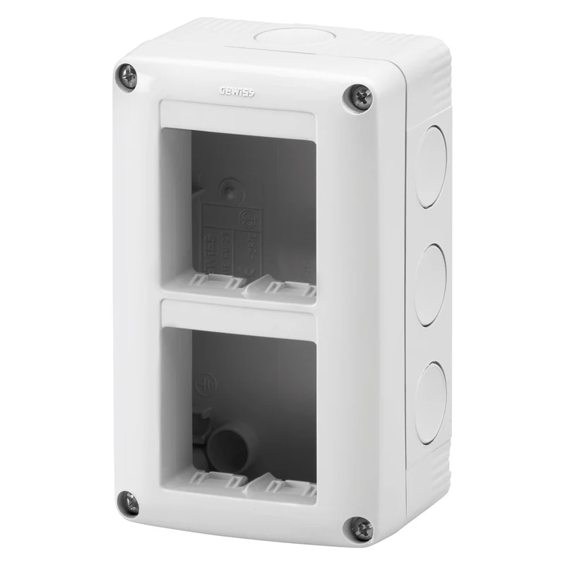 Contenitore Verticale Gewiss System 4 Moduli IP40 da Parete – GW27021