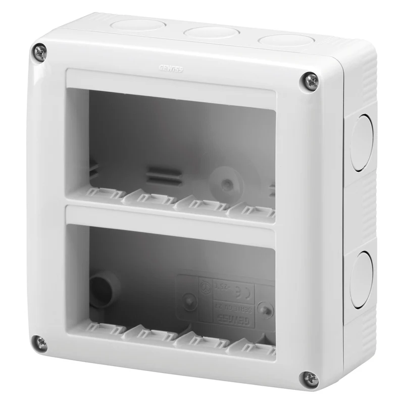 Contenitore Verticale Gewiss System 8 Moduli IP40 da Parete – GW27023