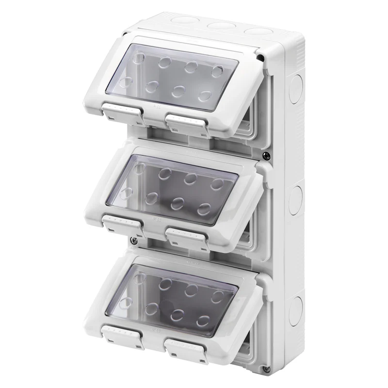 Contenitore Verticale Gewiss System 12 Moduli IP55 da Parete – GW27052