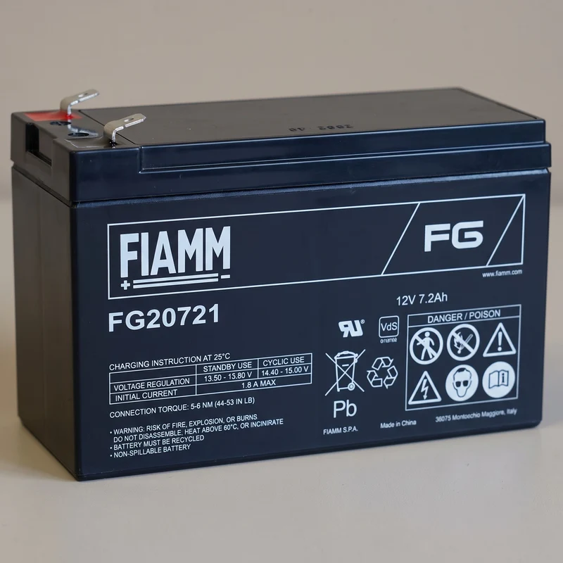 Batteria al Piombo Fiamm 12V 7,2Ah 151x65x95 mm – FG20721
