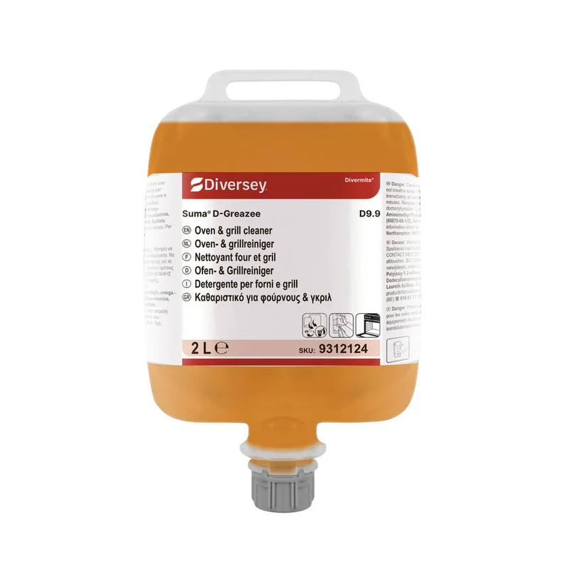 Detergente per forni e griglie Diversey Suma D-Greazee D9.9 2x2 litri DISPONIBILE IN 7 GIORNI LAVORATIVI