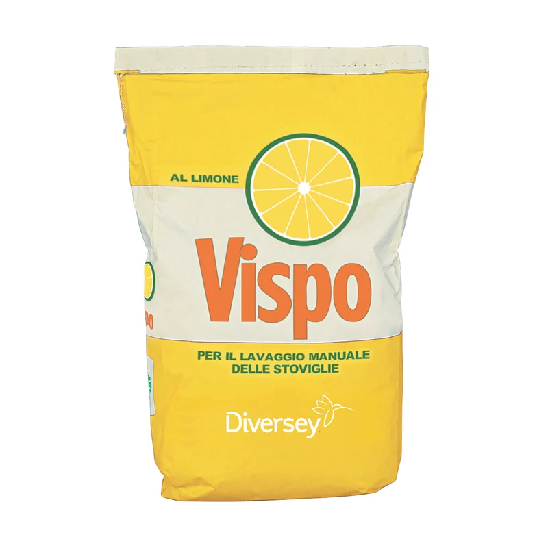 Detergente in polvere per lavaggio manuale stoviglie Diversey Vispo Polvere 20 kg DISPONIBILE IN 7 GIORNI LAVORATIVI