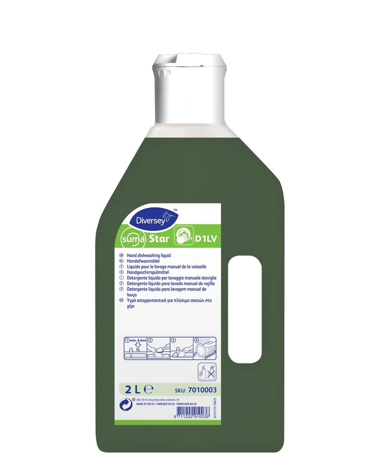 Detergente liquido per lavaggio manuale stoviglie Diversey Suma Star D1 6x2 litri DISPONIBILE IN 7 GIORNI LAVORATIVI