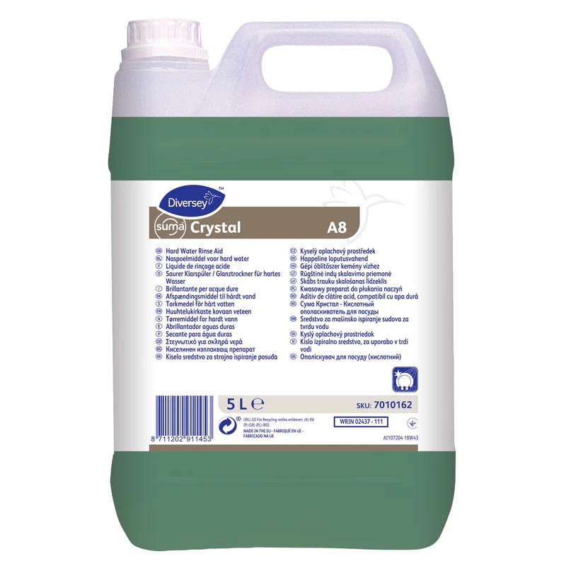 Brillantante acido Diversey Suma Crystal A8 2x5 litri DISPONIBILE IN 7 GIORNI LAVORATIVI