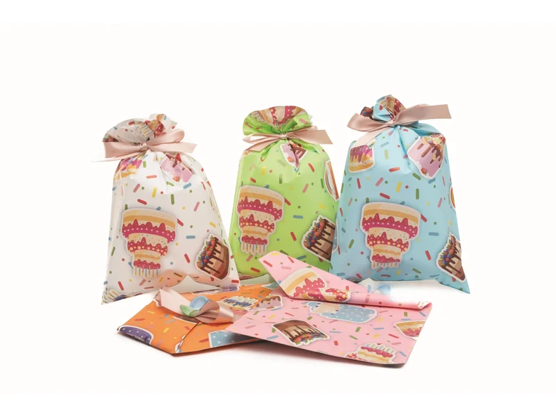 Buste cakes 20x35cm, confezione da 100 pezzi assortite