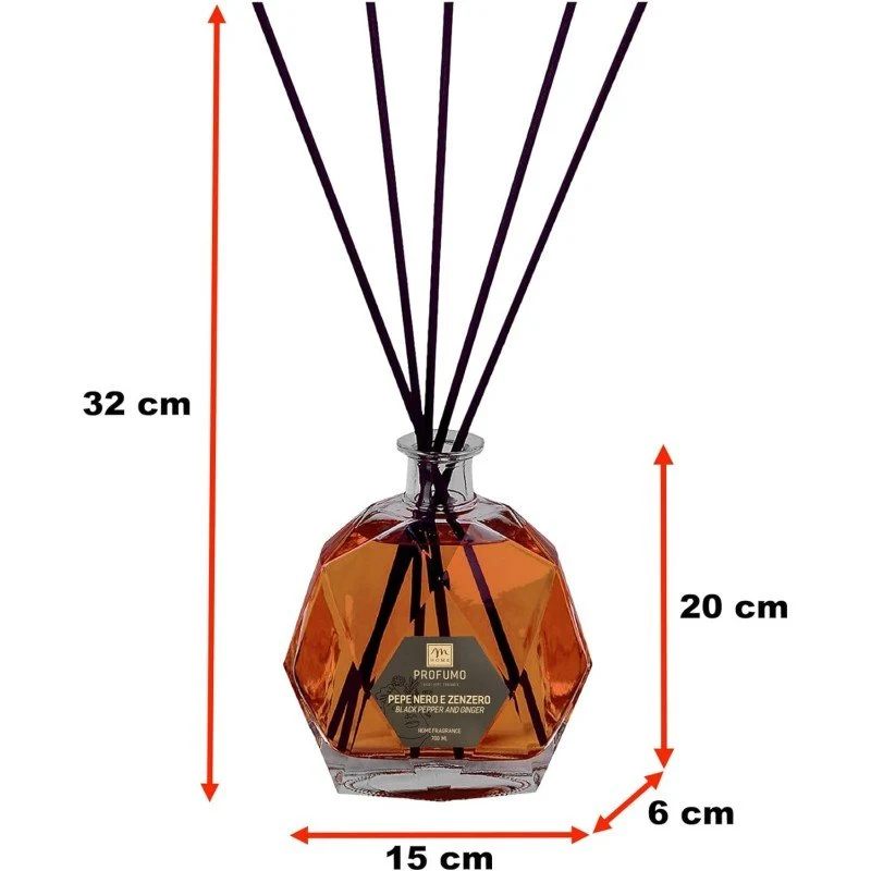 Diffusore Di Fragranza in bottiglia esagonale 700ml