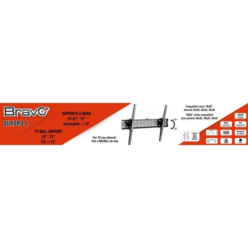 Supporto per TV LCD/ Plasma e CURVED 32''-82”