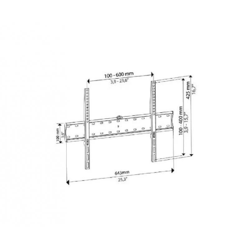 Supporto per TV LCD/ Plasma e CURVED 15''-82”