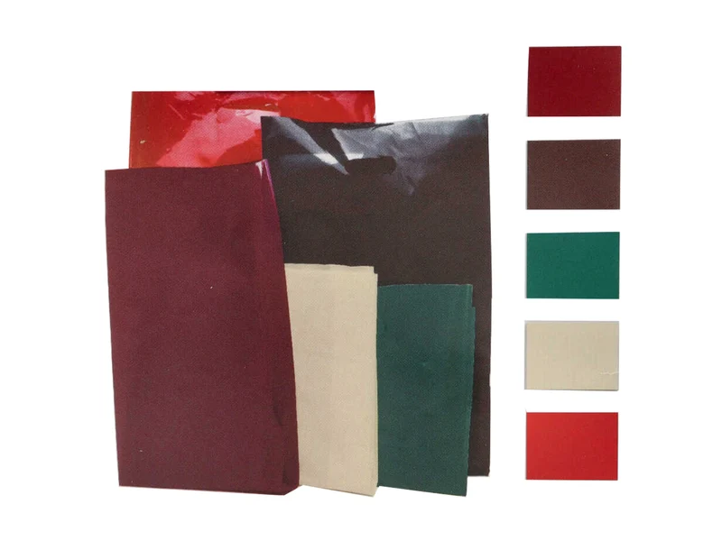 Buste Colours fondo pieno 25x45+5+5+3cm, confezione da 100 pezzi colori assortiti