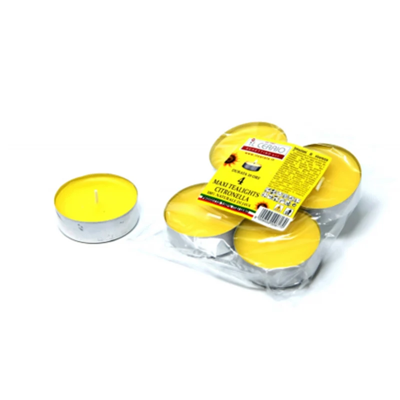 Citronella Tealights Maxi 4pz