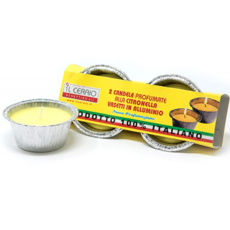 Fiaccola Citronella Alluminio 2pz