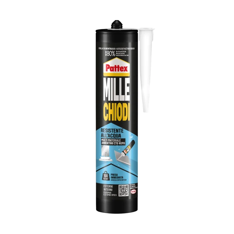 Colla di Montaggio Millechiodi Water Resistent 450 Gr Pattex in Cartuccia