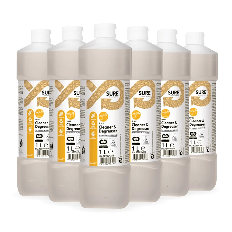 Sgrassatore energico e per pavimenti Diversey SURE Cleaner & Degreaser 6x1 litro DISPONIBILE IN 7 GIORNI LAVORATIVI