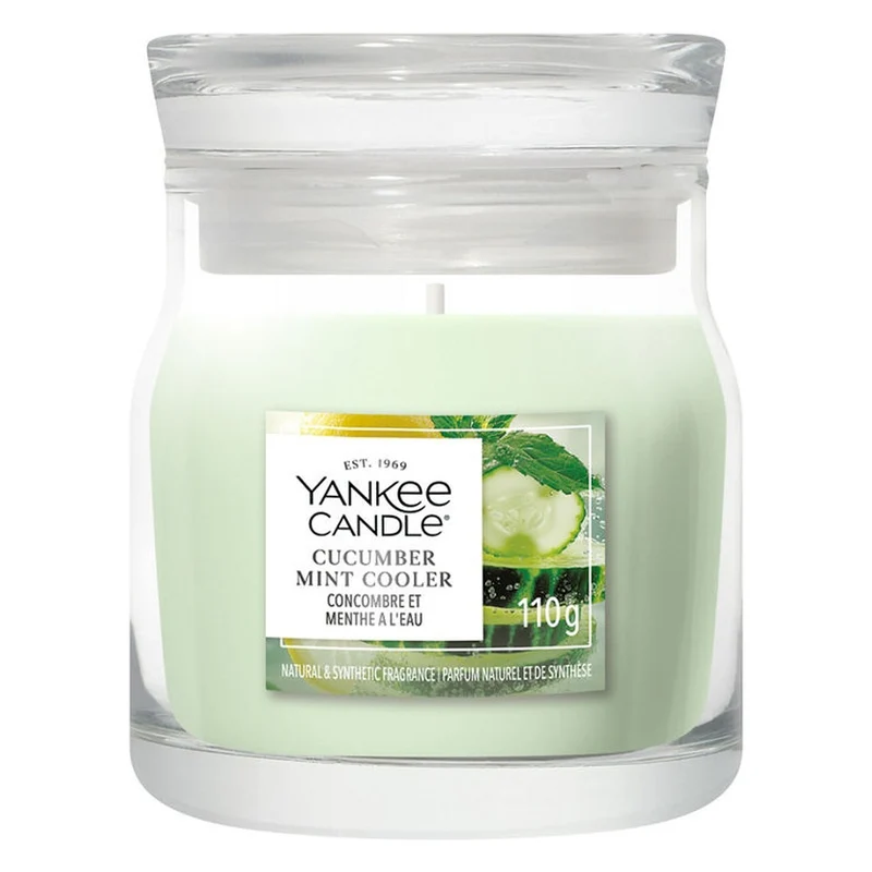 Candela Giara Piccola Yankee Candle Signature Cucumber Mint Cooler