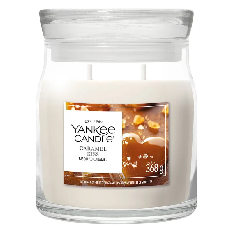 Candela Giara Media Yankee Candle Signature Caramel Kiss