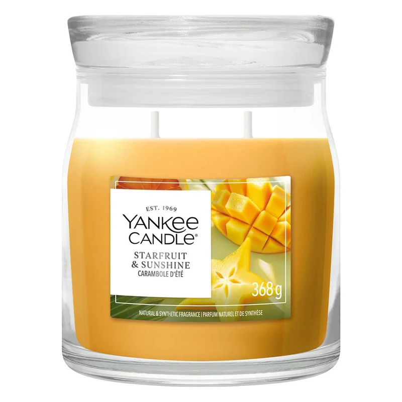 Candela Giara Media Yankee Candle Signature Starfruit & Sunshine
