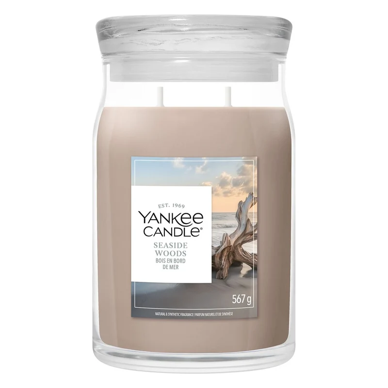 Candela Giara Grande Yankee Candle Signature Seaside Woods