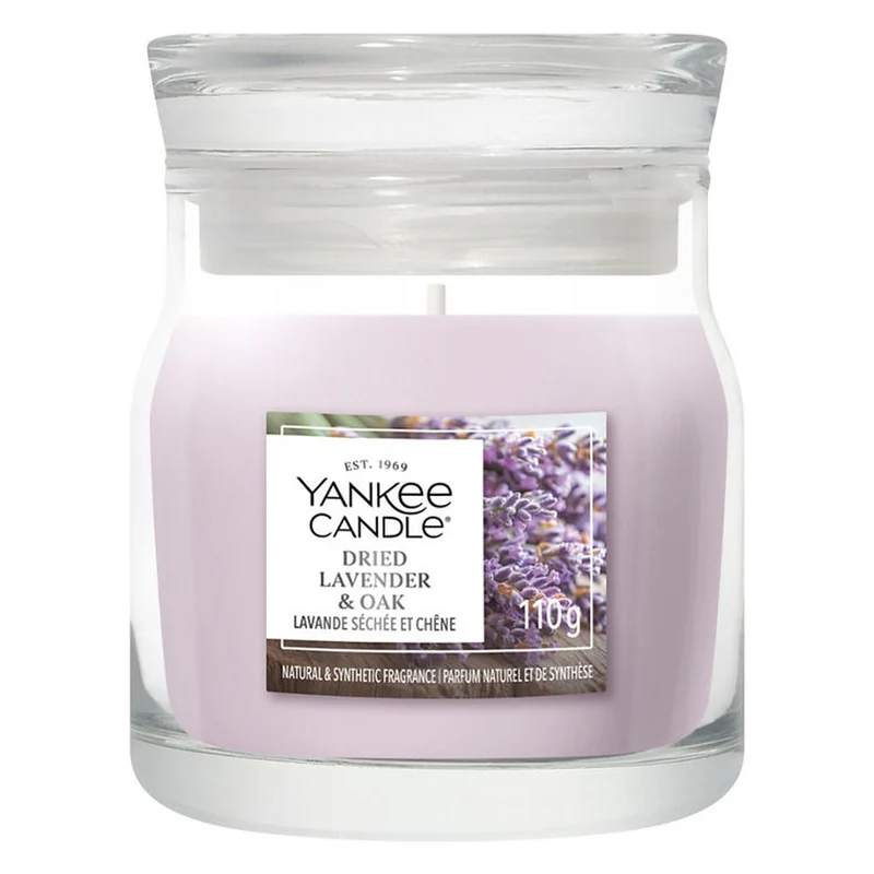 Candela Giara Piccola Yankee Candle Signature Dried Lavender & Oak