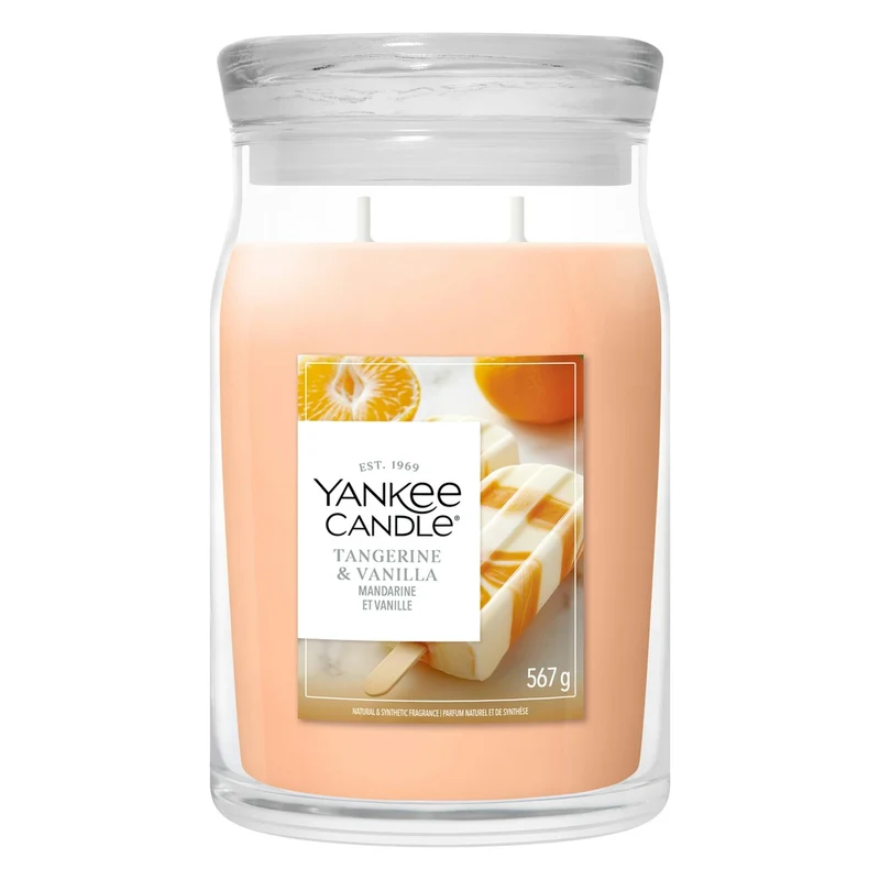 Candela Giara Grande Yankee Candle Signature Tangerine & Vanilla