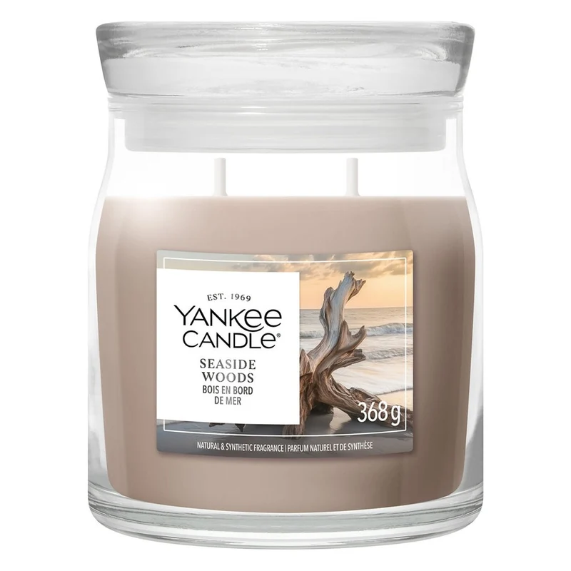Candela Giara Media Yankee Candle Signature Seaside Woods