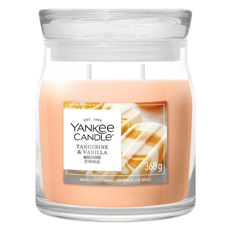 Candela Giara Media Yankee Candle Signature Tangerine & Vanilla