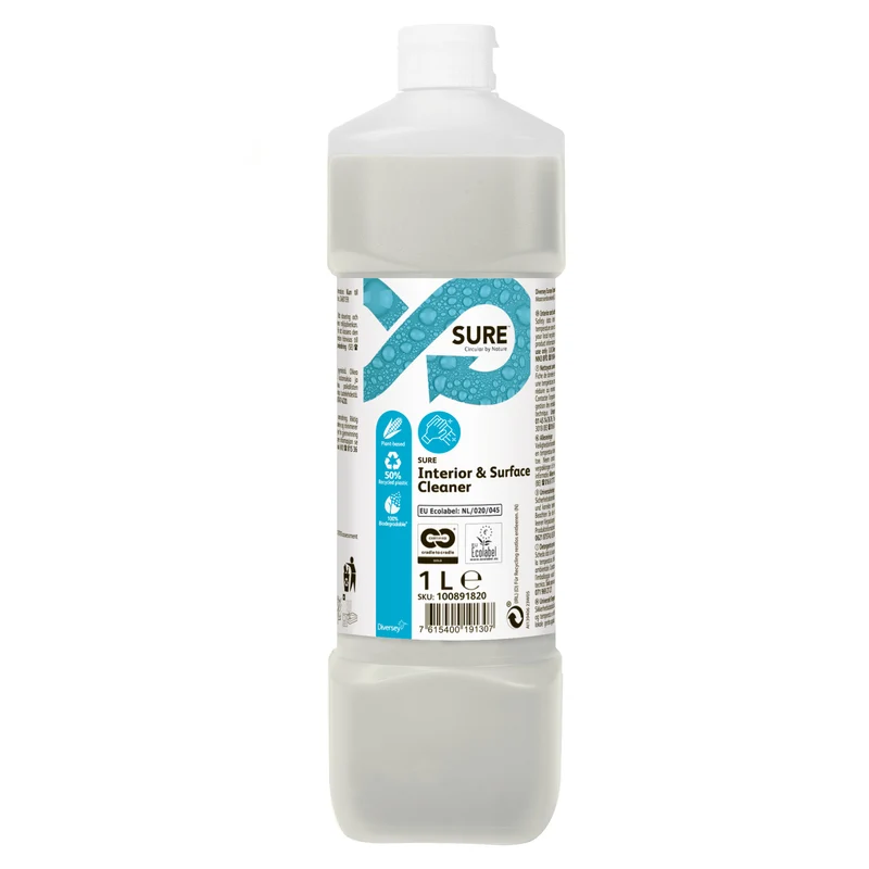 Detergente multiuso Diversey SURE Interior & Surface Cleaner 1 litro DISPONIBILE IN 7 GIORNI LAVORATIVI