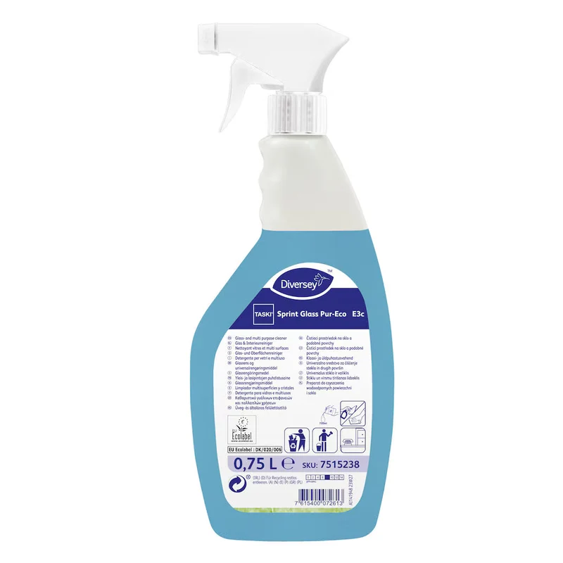 Detergente per vetri multiuso TASKI Sprint Glass Pur-Eco E3c 750 ml