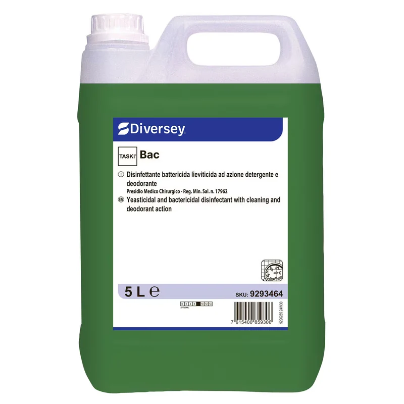 Disinfettante detergente battericida deodorante Taski Bac 5 litri