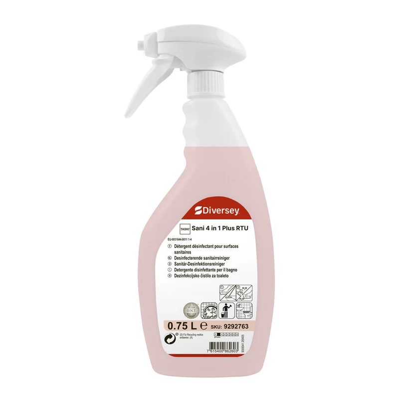 Detergente disincrostante disinfettante TASKI Sani 4 in 1 Plus RTU 6X750 ml