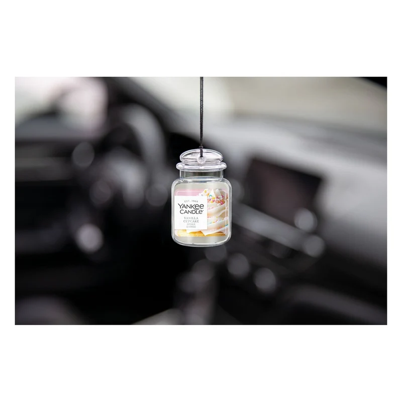 Profumatore per Auto Yankee Candle Car Jar Ultimate Vanilla Cupcake