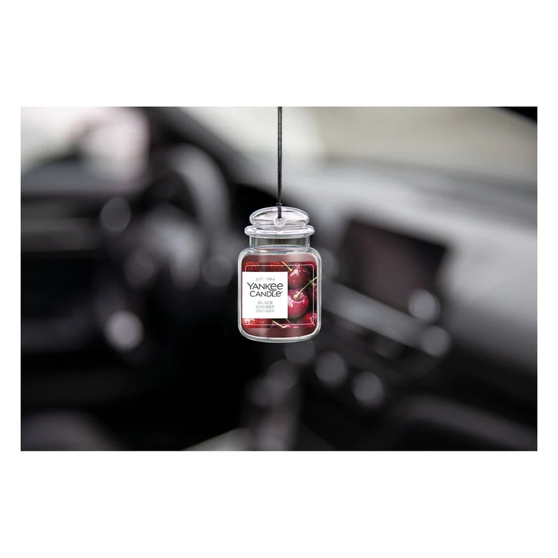 Profumatore per Auto Yankee Candle Car Jar Ultimate Black Cherry