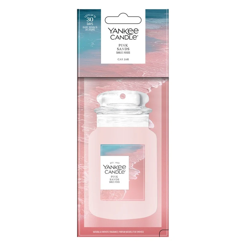 Profumatore per Auto Yankee Candle Car Jar Pink Sands