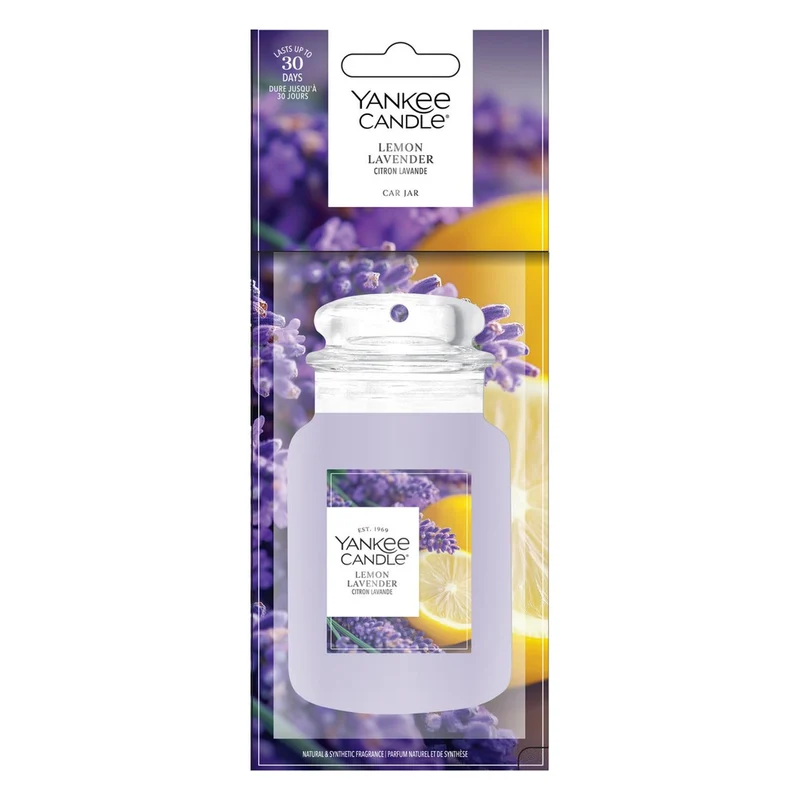 Profumatore per Auto Yankee Candle Car Jar Lemon Lavender