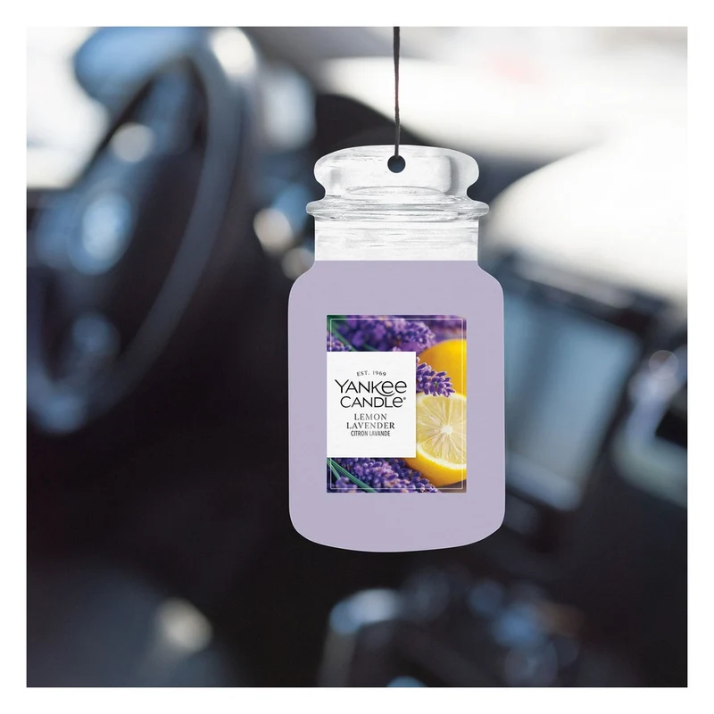 Profumatore per Auto Yankee Candle Car Jar Lemon Lavender
