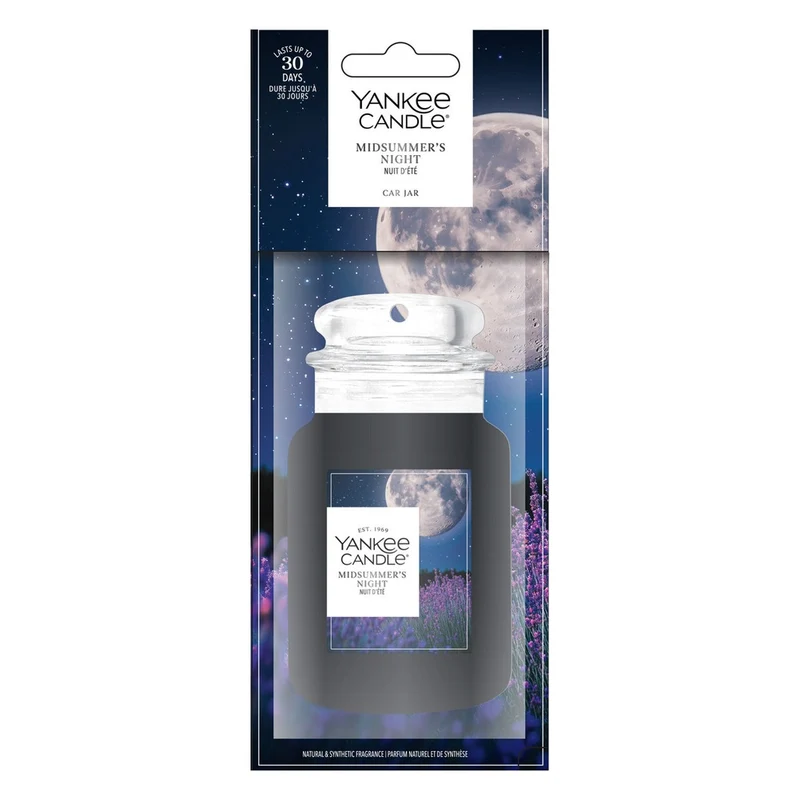 Profumatore per Auto Yankee Candle Car Jar Midsummer's Night