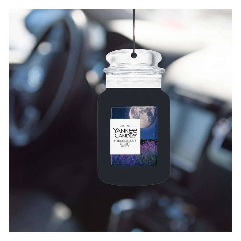 Profumatore per Auto Yankee Candle Car Jar Midsummer's Night