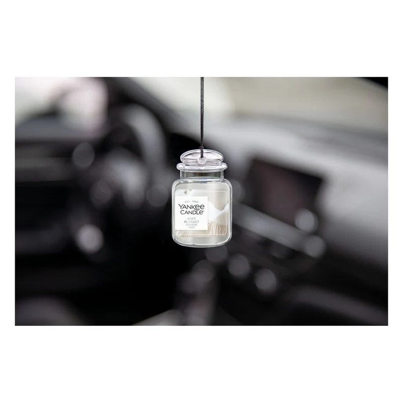 Profumatore per Auto Yankee Candle Car Jar Ultimate Soft Blanket