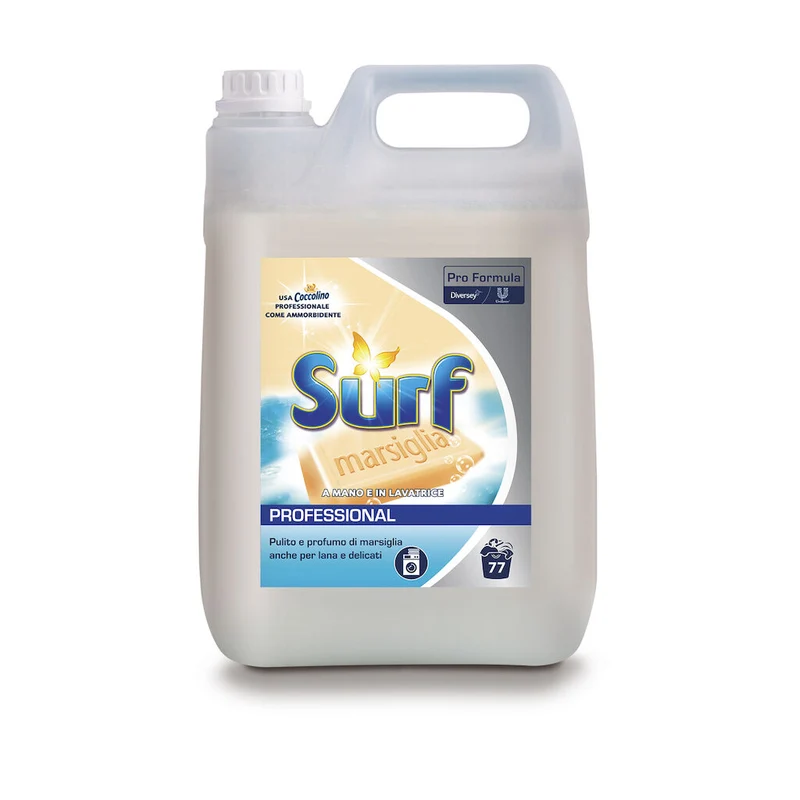 Detersivo Liquido per lana e delicati Diversey Surf Marsiglia 5 litri