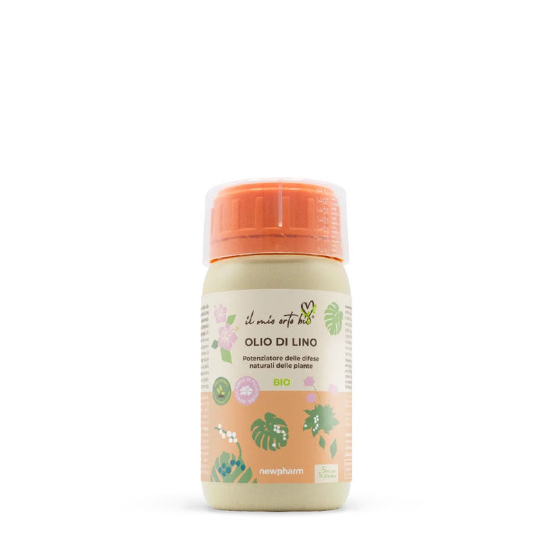 Corroborante bio per protezione piante Newpharm Olio di lino 1 litro