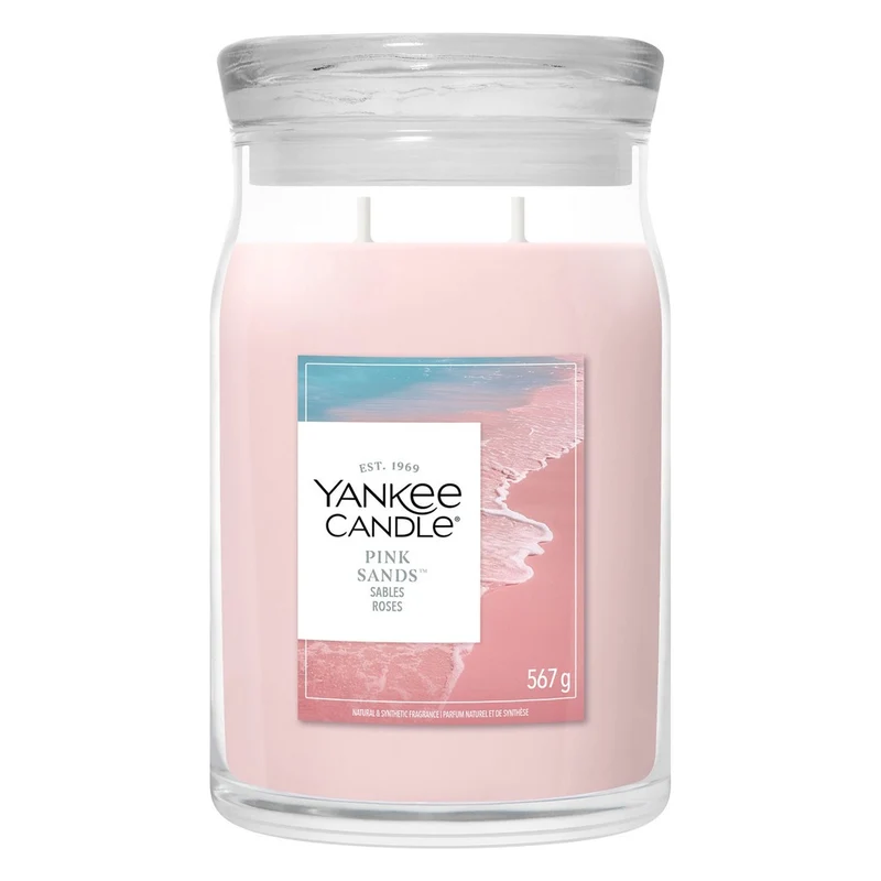 Candela Giara Grande Yankee Candle Signature Pink Sands