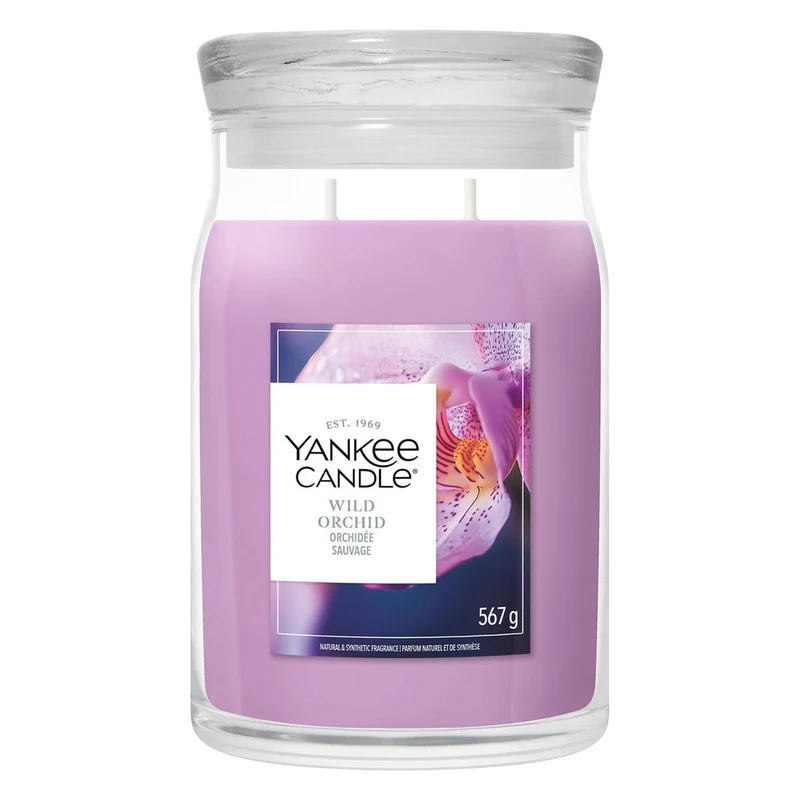 Candela Giara Grande Yankee Candle Signature Wild Orchid